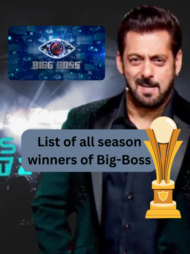 List Of All Season Winners Of Big Boss