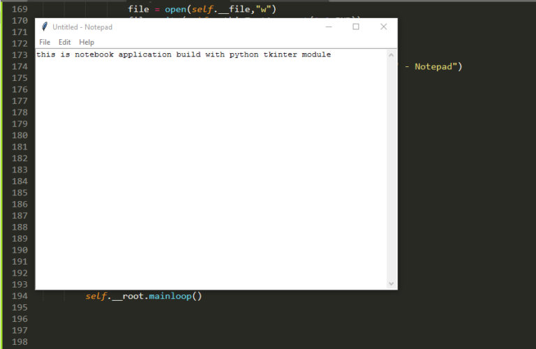 notepad-app-using-python-python-project