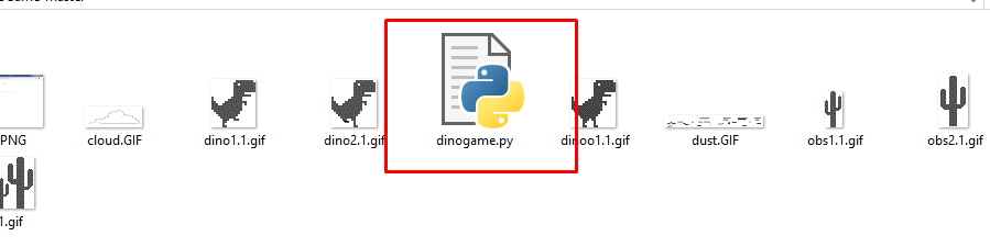 Automate Chrome Dino Game using Python - GeeksforGeeks