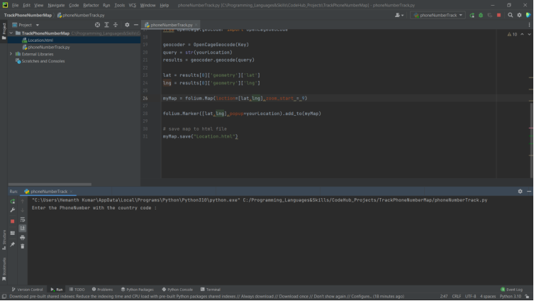 How To Make Own IP Tracker In Python - Only 16 Line Of Codes 🔥 