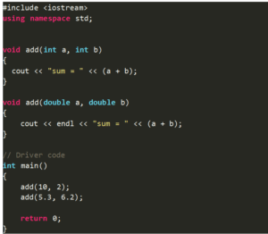 C++ | Function Overloading