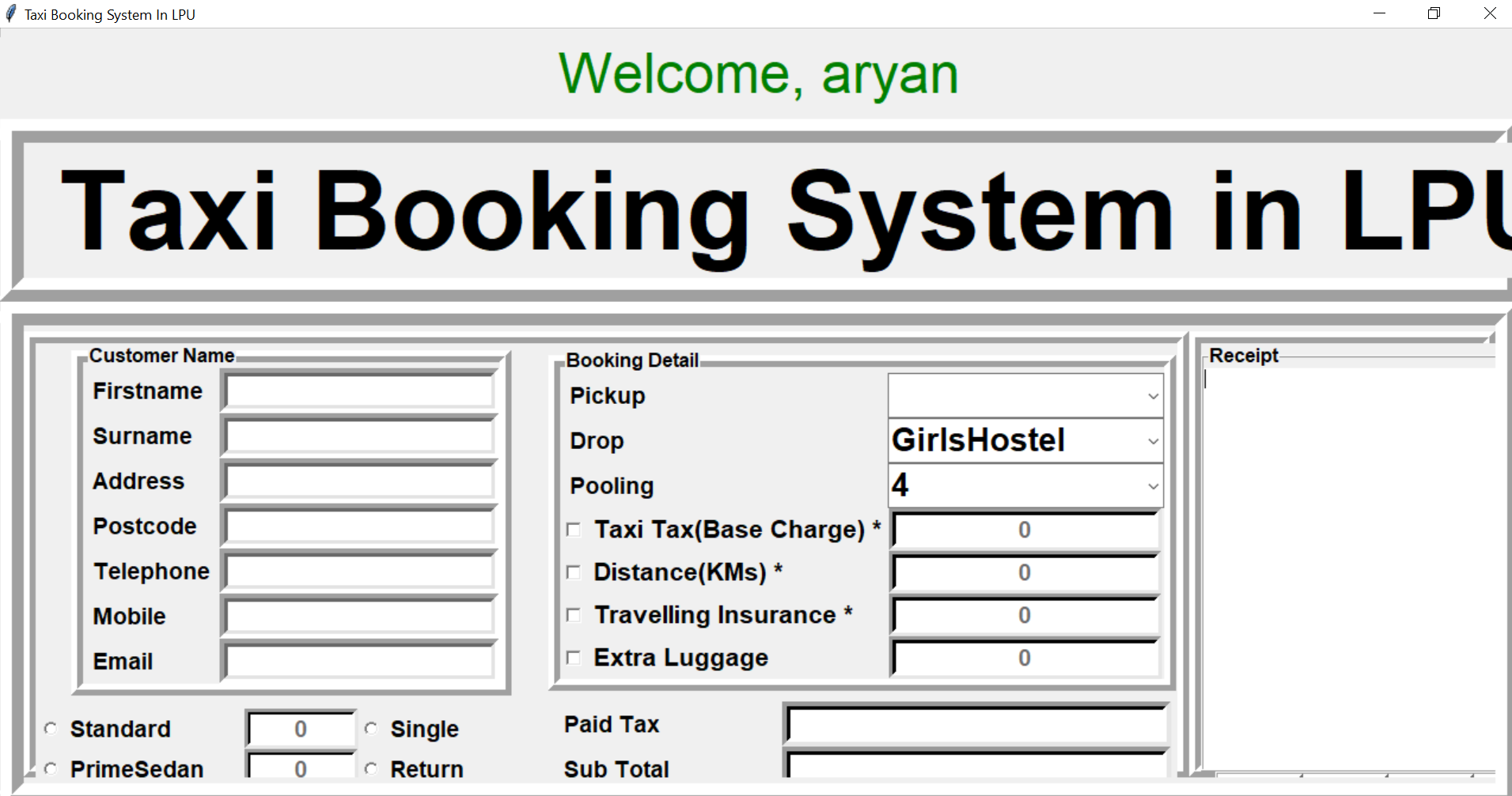 Booking systems