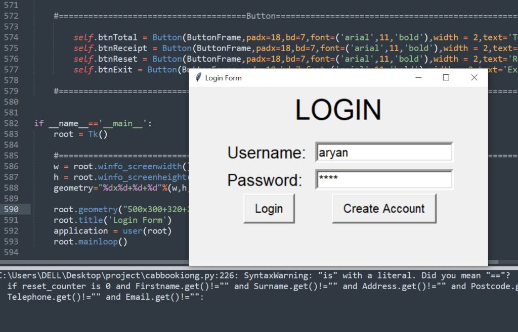 cab booking system using python