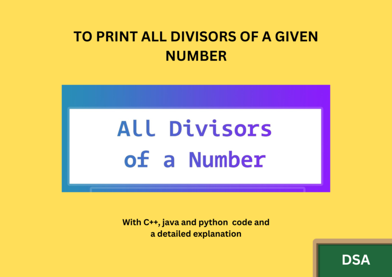 to-print-all-divisors-of-a-given-number