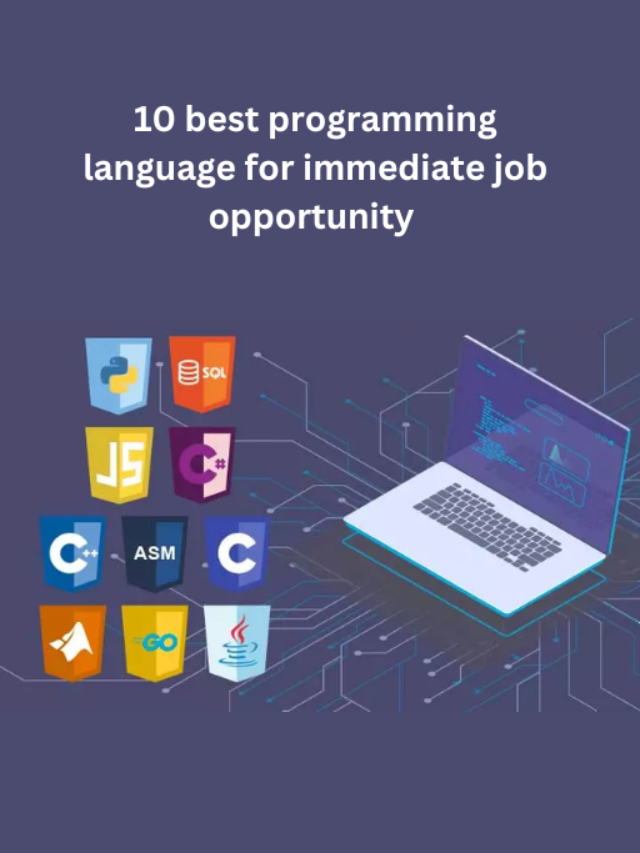 10 best programming language for immediate job opportunity