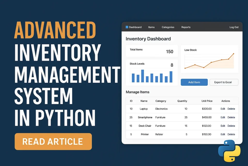 inventory management system using python