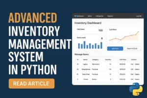 inventory management system using python