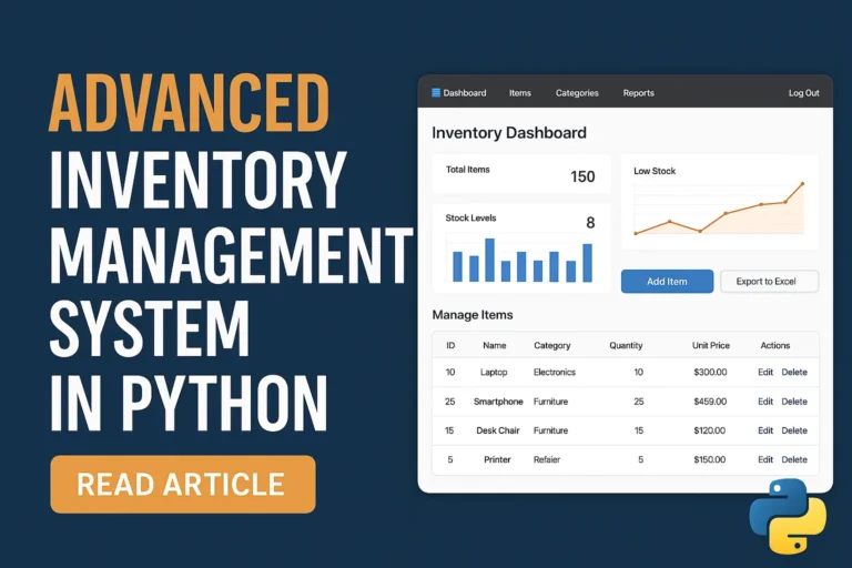 inventory management system using python